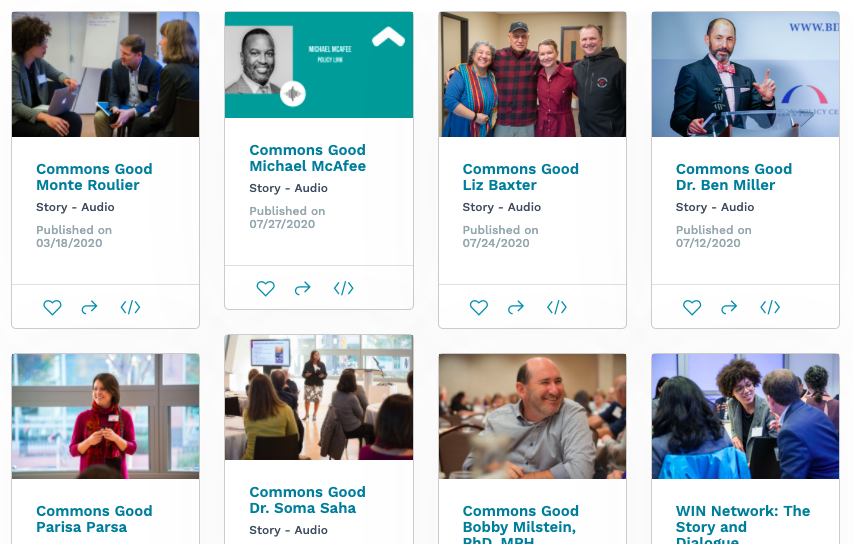 The Commons Good Podcast
7 excellent episodes—ready for you to listen to right now! 

The Commons Good podcast is about stewardship &amp; starting points for learning &amp; acting together to secure intergenerational well-being and equity for all. 

communitycommons.org/entities/c9c28…
#WIN4Equity