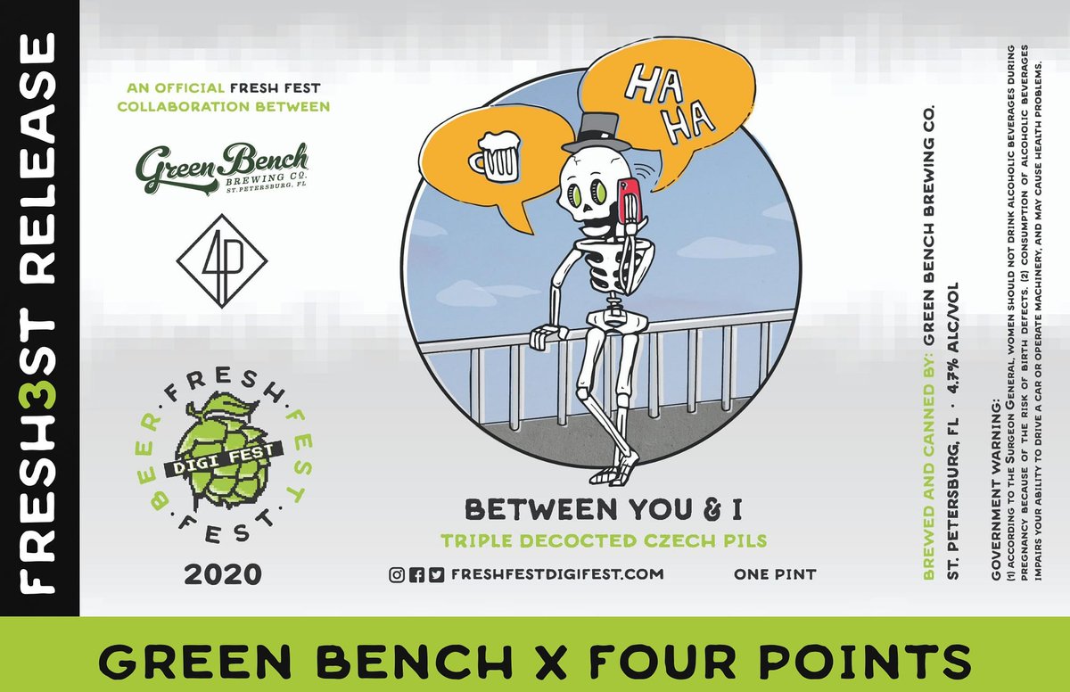Partnerspod's tweet photo. #Fresh3st Collab Release

@GreenBenchBrew x @Fourpointsbrews | Between You &amp; I | Check @tavour for shipping details

TODAY | https://t.co/2xti5Q6v0r https://t.co/qZiDz2GtRg