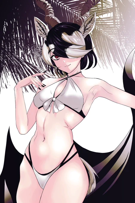 水着ブラックバックさん 