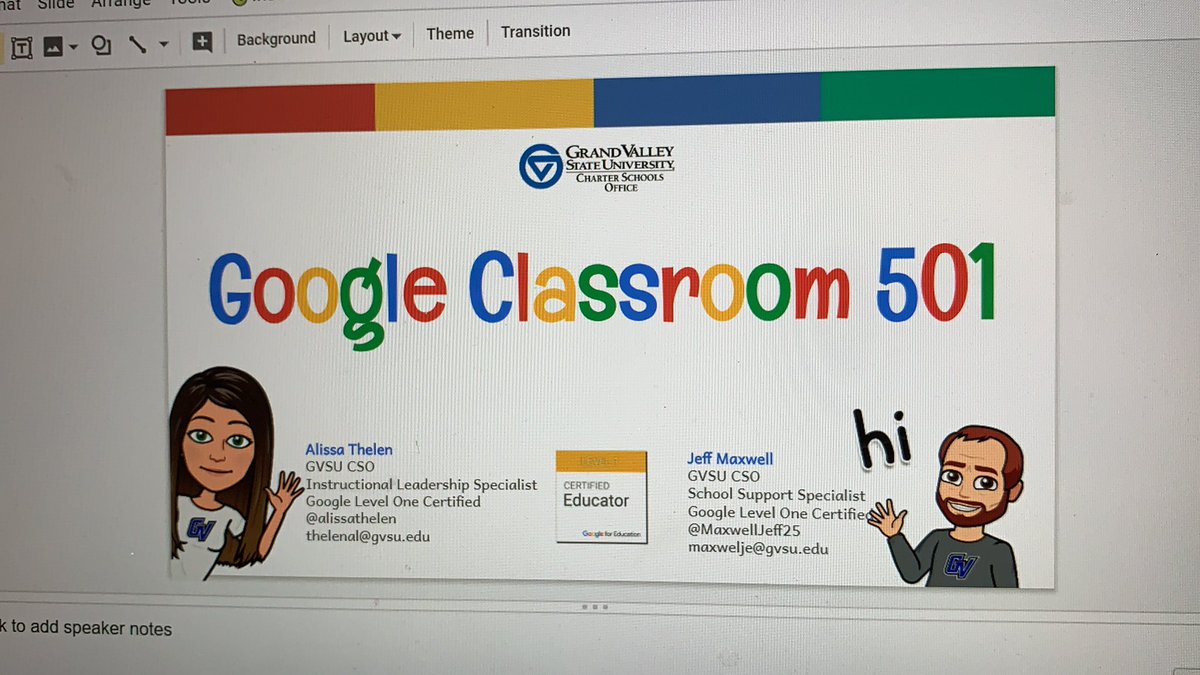 alissathelen's tweet photo. Time to finish out our Google Classroom Summer Webinar Series with one more fun-filled session. @MaxwellJeff25 @GVSUCSO  #bitmojis #interactivegoogleslides #virtualescaperooms #chromeextensions and more https://t.co/pKz3n5vqwH