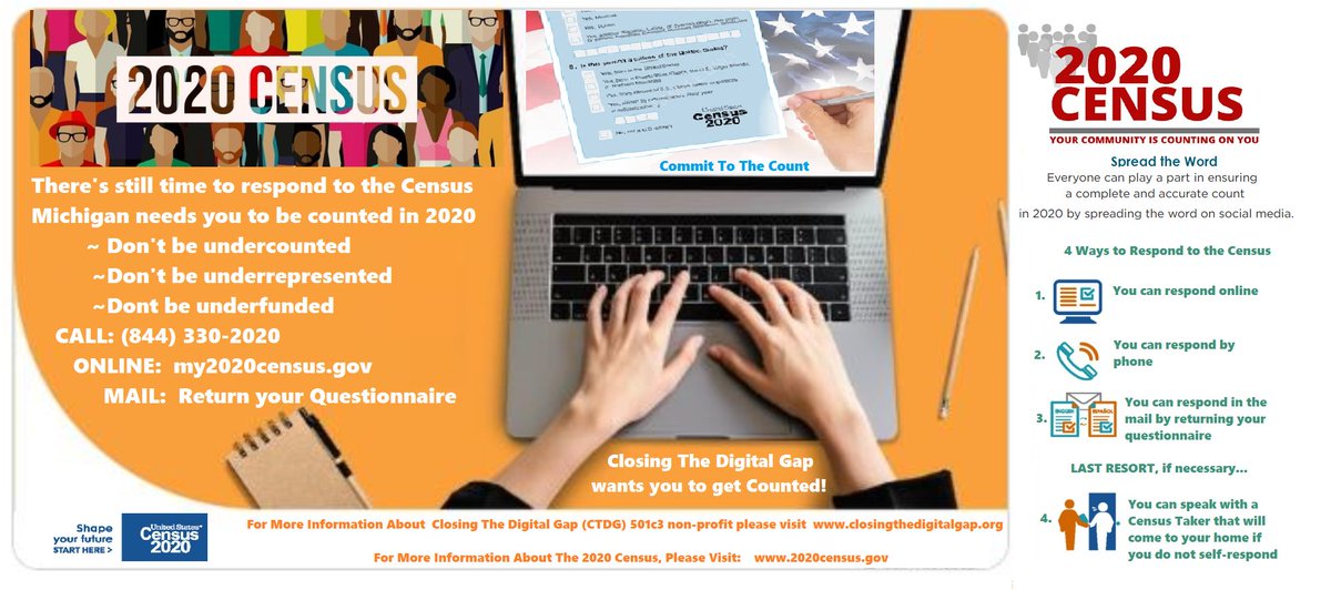 September 30, 2020 is the last day to respond to the 2020 Census...what are you waiting for???