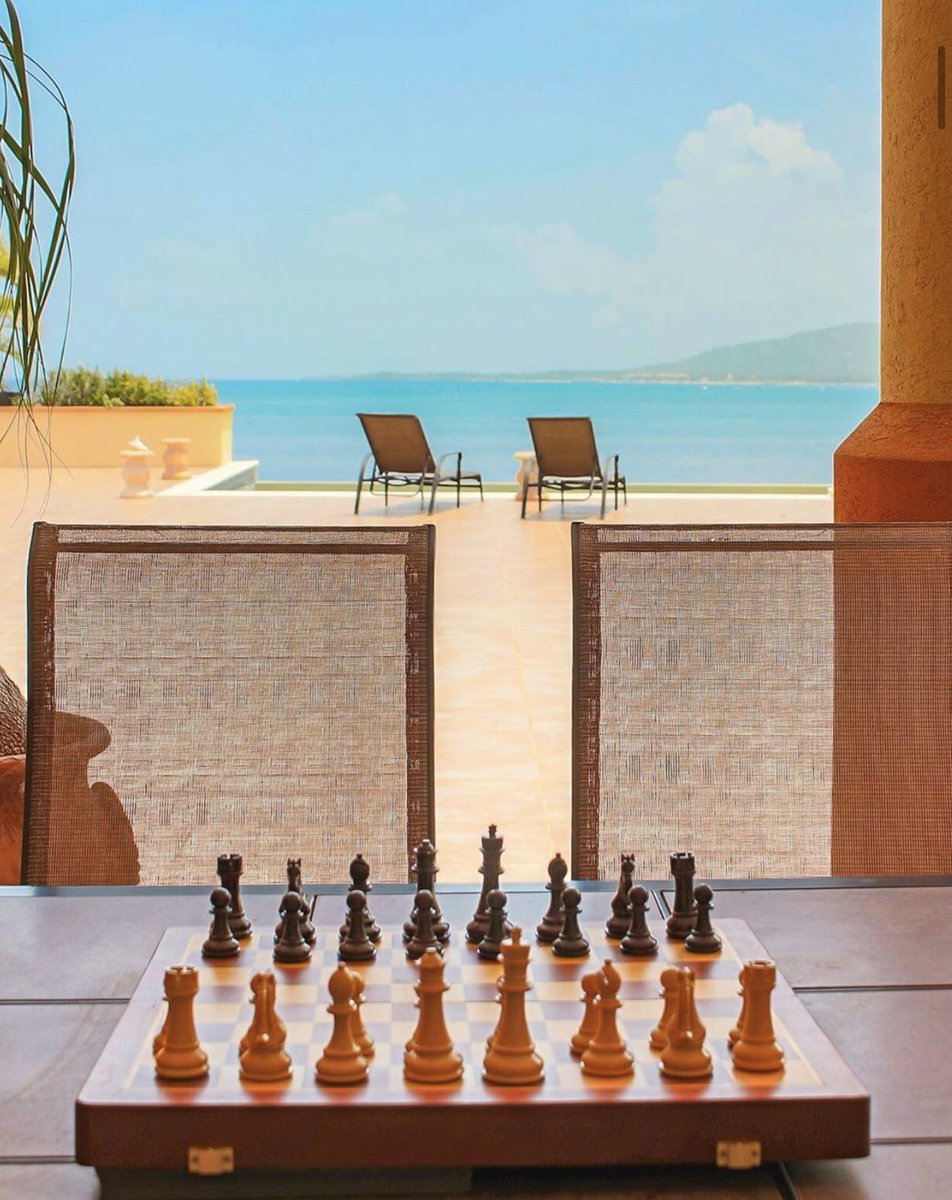 SCVJamaica's tweet photo. Who wanna play chess ♟ #follow#villas#jamaica#southcoastvillas ☀️🌟 https://t.co/31Pq8j7ROk