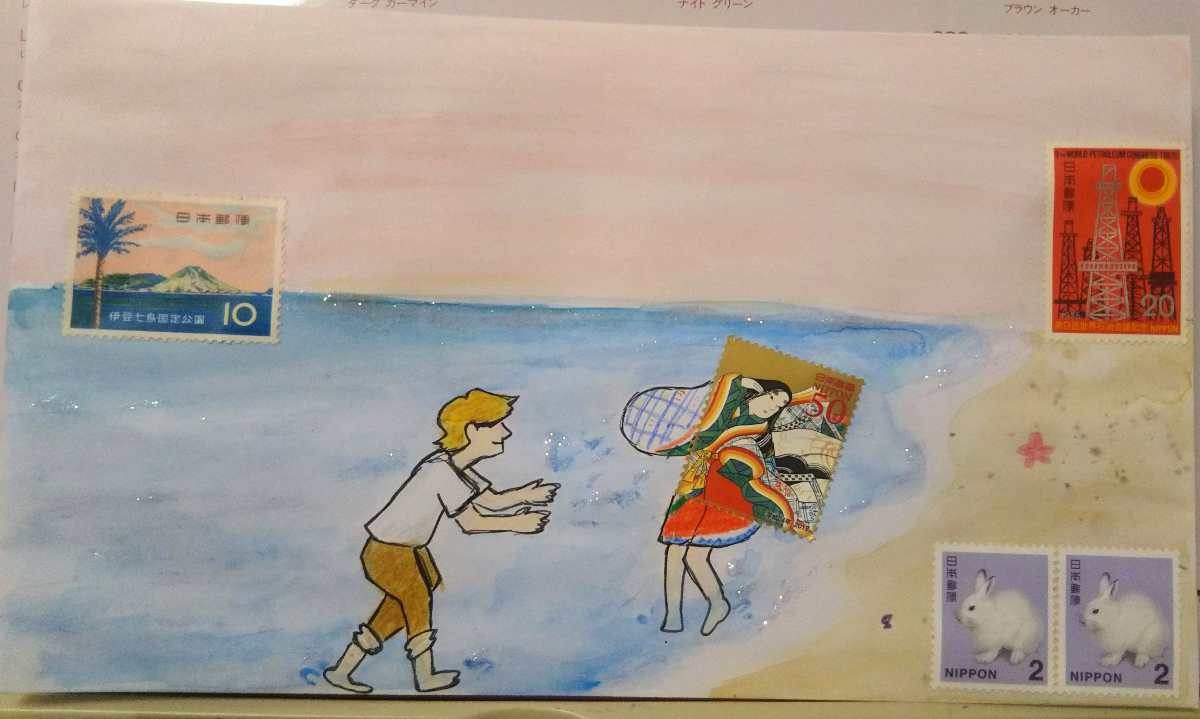 Keroyoshi1's tweet photo. 固定用

こんな絵封筒を描いています。
切手に描き足すスタイルで描くことが多いです！ https://t.co/qEVYVJH4l9