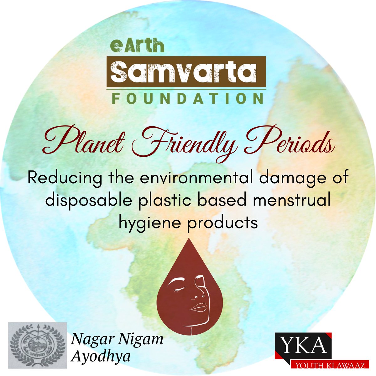 eArthSamvarta's tweet photo. We are looking for 10 champions for our Planet Friendly Periods Campaign

Sign up here: https://t.co/sBobqVagNf 
(ALL Genders most welcome!)

With support from Nagar Nigam Ayodhya &amp; 
@YouthKiAwaaz @PeriodPaath
  
More: https://t.co/c9j8whSvs1

@UPGovt https://t.co/NbIgPGOknk