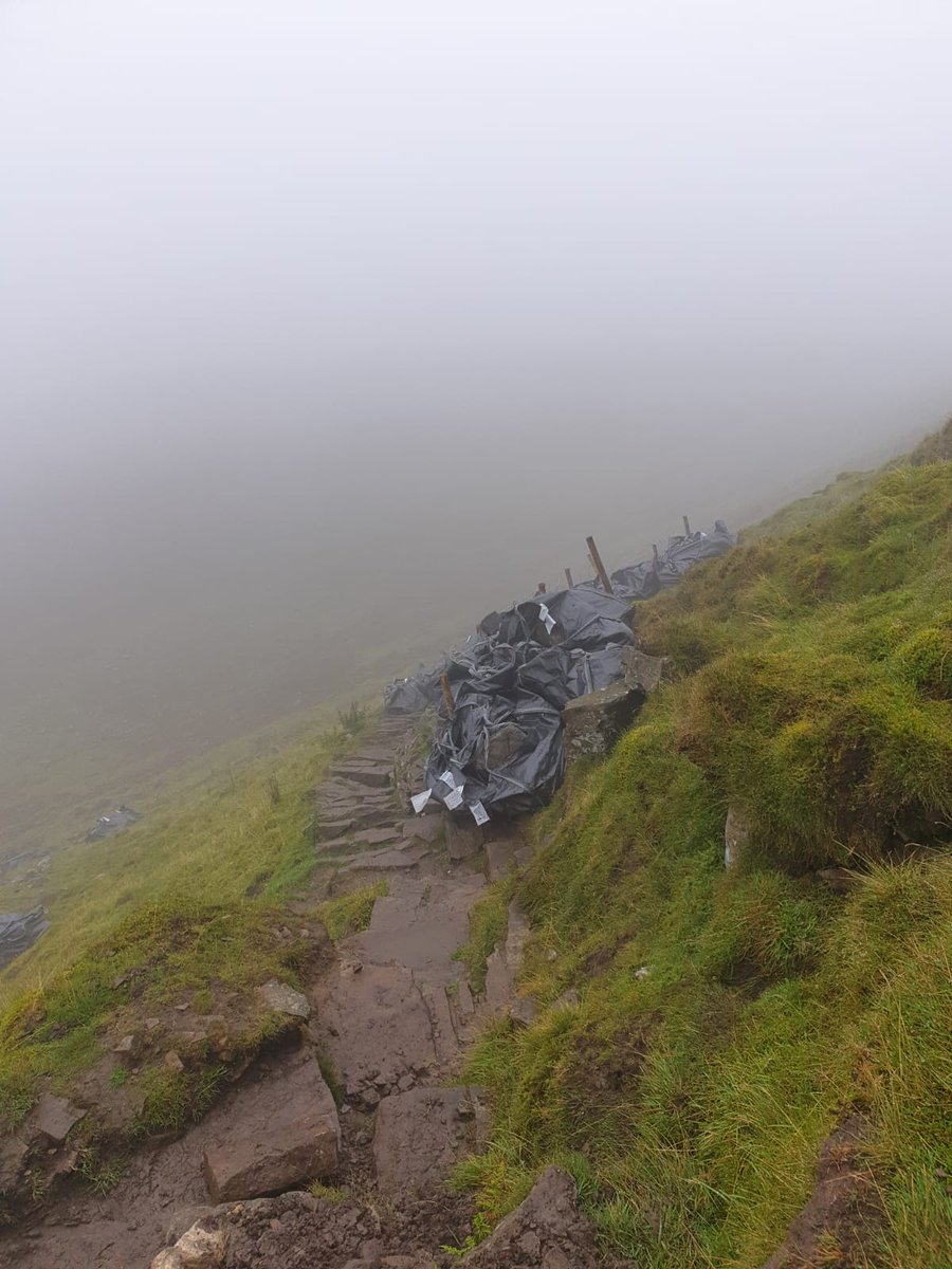 terra_ltd's tweet photo. Stone pitching work in progress at High Lot Ingleborough for @yorkshire_dales national park #teamterra #highlotrestoration #coldandcloudy https://t.co/03jNqVHZnf
