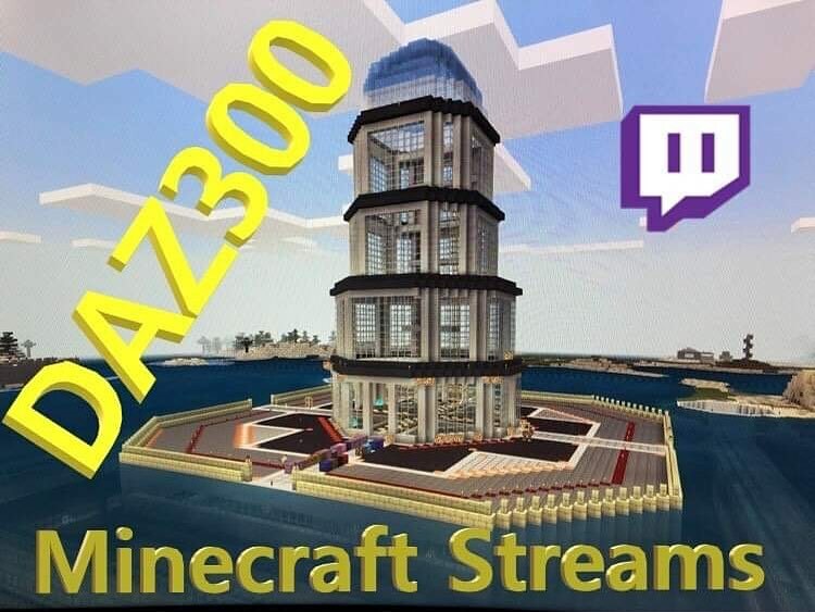 daz3oo's tweet photo. Hi everyone, just to let you all know I will be streaming tonight at 8pm BST . Probably trying to make some farms in the mega base . Please come and say hi and enjoy the show . https://t.co/1JnBAjb5qU #minecraft #minecraftbuilds #ps4 #twitch #twitchstreamer #daz300 #wllm https://t.co/nkV8yeh5XT