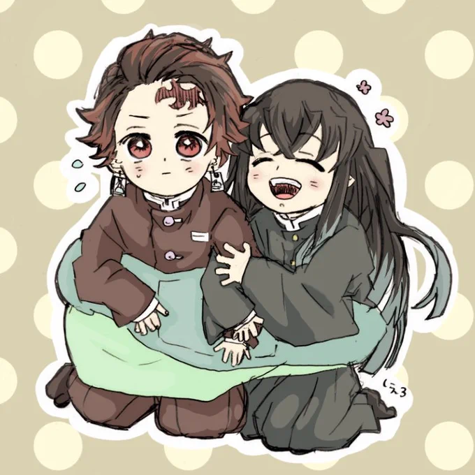 炭とむいくんの絵を描きました? 