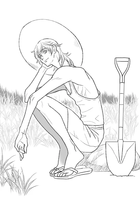 「帰ってきたら、また驚かせてやるのさ。」#刀剣乱舞 #鶴丸国永 