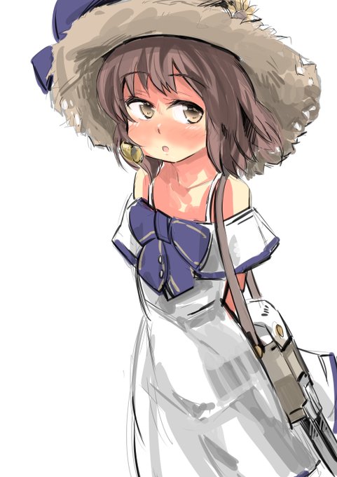 翌日、仕方なく雪風(ビーバー型駆逐艦)を遊びに連れて行く事にした
玄関の前で雪風と待ち合わせしていてので、玄関に行くと、見知らぬお嬢さんが居た。
どちら様ですかと尋ねると
「雪風ですよ・・・司令ぇ・・・」
とお嬢さんはおずおずと答えた。 