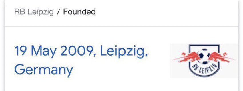 omada_app's tweet photo. RT si t’es plus vieux que le club de Leipzig. 😭😂 #RBLPSG https://t.co/ExhImwkKnW