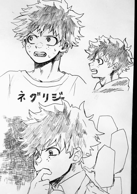 夜勤中の落書き🥦 