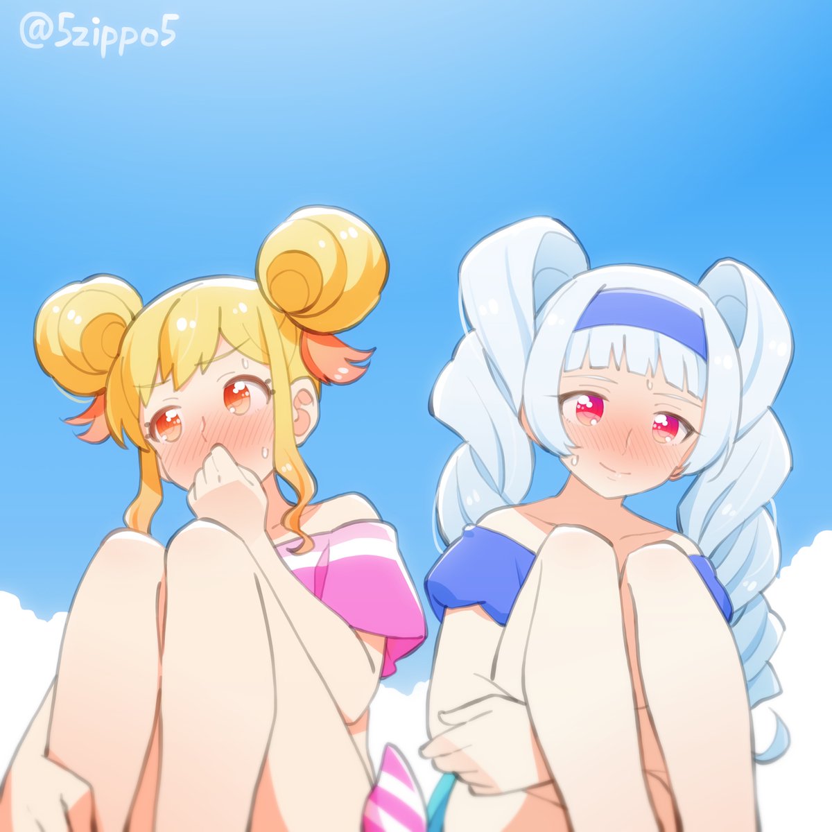 「夏のせいだ 」|じっぽのイラスト