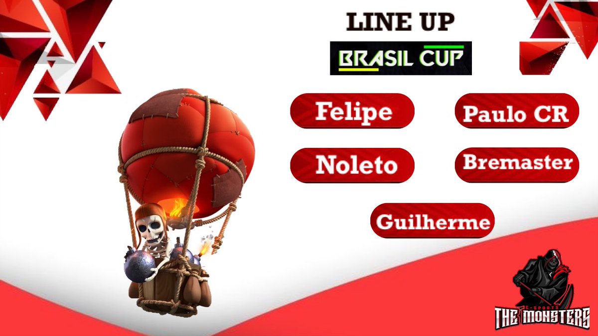 Esse é nosso Roster para @BrasilCup_ 💀
#GoTME
