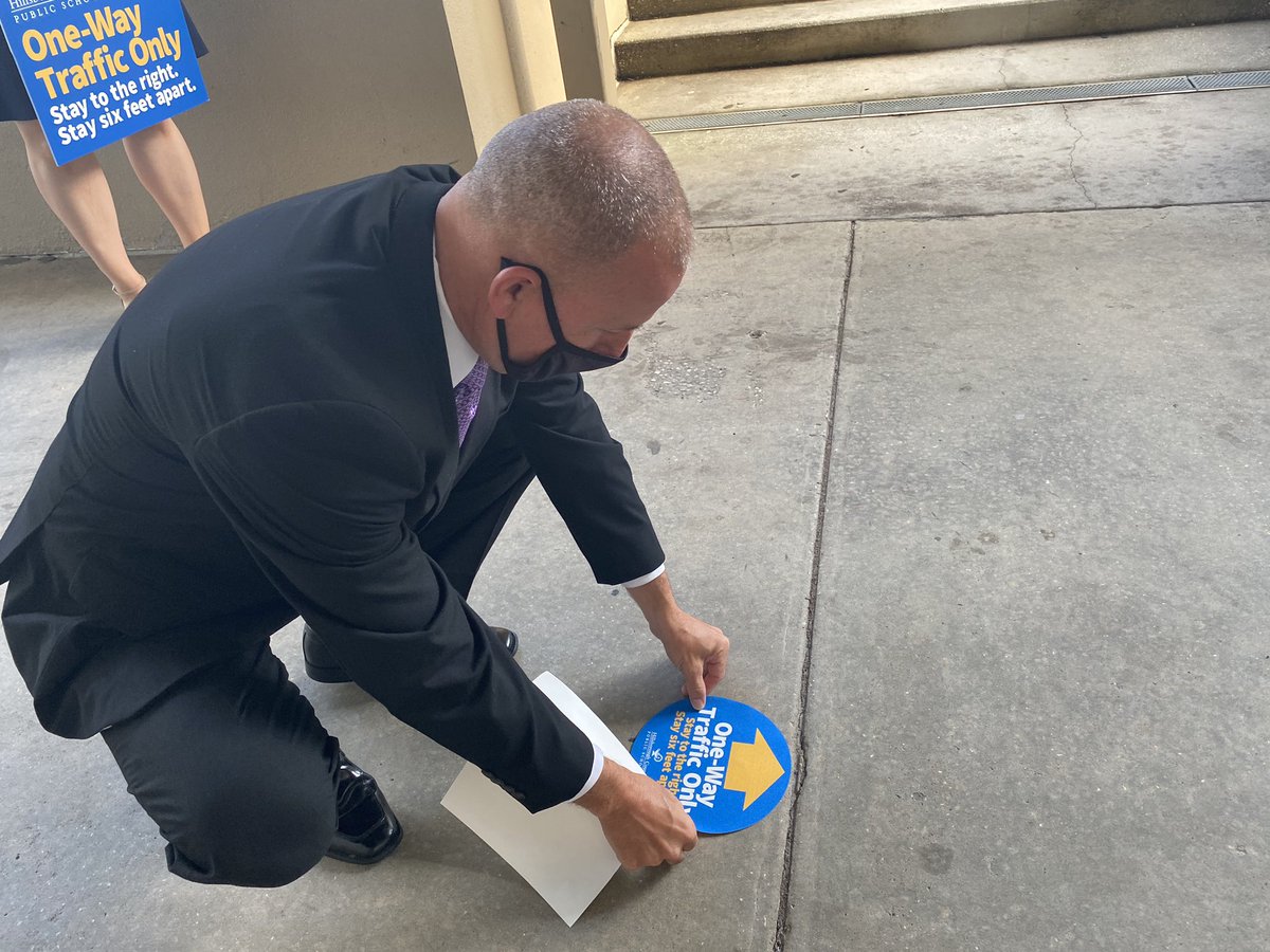 Our schools are preparing for a safe return to the classroom, which includes new controlled movement patterns and sanitation measures. Thank you to <a href="/WitterWildcats/">Witter Wildcats</a> administrators and staff for your dedication to our learners and overall health and safety protocols.