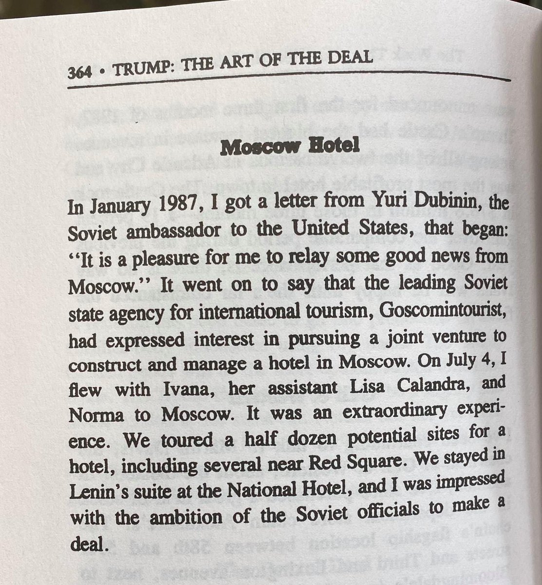 Here’s Chapter 1 and 14 of  @realDonaldTrump’s 1987 book, Art of the Deal: