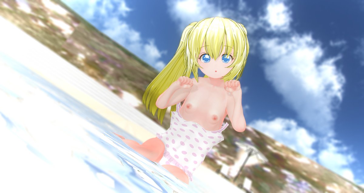 シンプルにつくったけど似合ってるぽろり(/・ω・)/
#COM3D2 #カスタムオーダーメイド3D2
