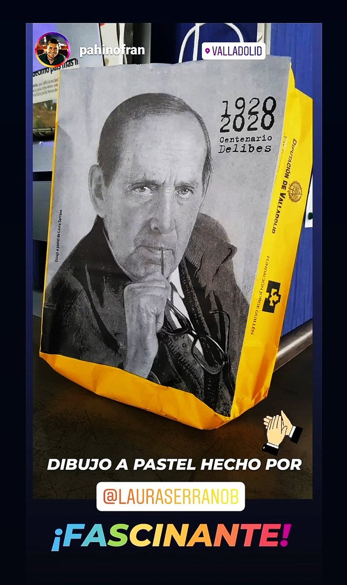 LauraSerranoB's tweet image. Por si no habíais visto la bolsa del #CentenarioDelibes en la #VillaDelLibro #Urueña @ayto_uruena 😍 

Muchas gracias por la foto @FranPahino 💖