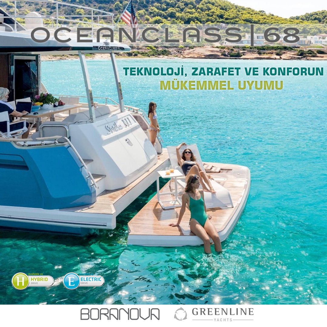 BoranovaTurkiye's tweet photo. Oceanclass Yachts'ın hidrolik platformu ile denize erişim hiç bu kadar kolay ve güvenli olmamıştı. ✨🌊🛥
____________________________
#GreenlineYachts #GreenlineTurkey #BoranovaDenizcilik #Hybrid #Electric #Solarroof #ResponsibleBoating #OceanclassYachts #OceanClass68 https://t.co/PPJpZvgrYL