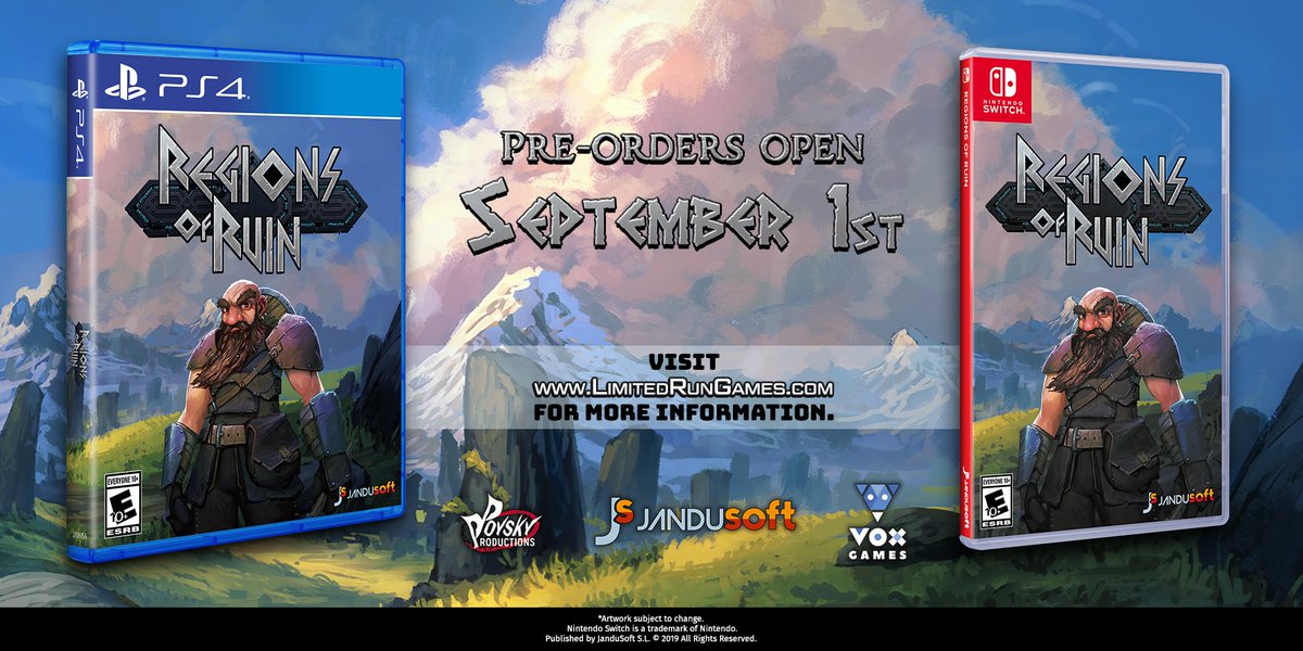 Limited Run Games Kingdoms Have Fallen Settlements Have Been Laid To Waste And Great Mysteries Lay Hidden Regions Of Ruin The Side Scrolling Rpg From Jandusoft Gets A Physical Release Through