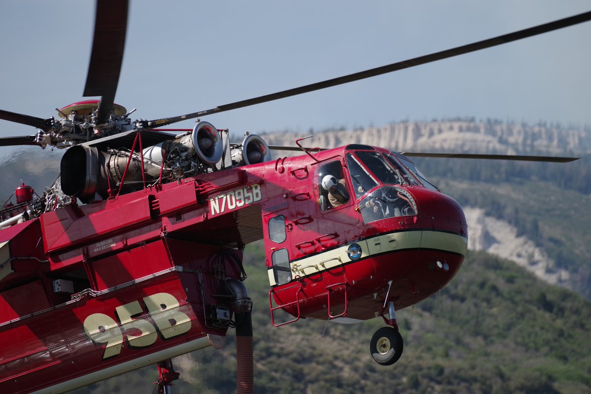 #CowboyFire is at 250 acres. Today air resources continue establishing containment, as ground crews get established in the area. Please avoid fire area for firefighter safety.