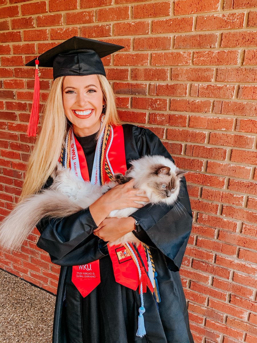In March, senior <a href="/Kris_Starns/">Kris</a> was celebrating her 22nd birthday when she learned that <a href="/wku/">Western Kentucky University</a> planned move to online instruction during the COVID-19 pandemic. Read her firsthand account: bit.ly/3kDTLRa(Pictured with her study partner, Aria.) <a href="/WKUPcal/">WKU Potter College of Arts & Letters</a> <a href="/WKUCEBS/">WKU CEBS</a> <a href="/WKU_ADPi/">WKU Alpha Delta Pi</a>