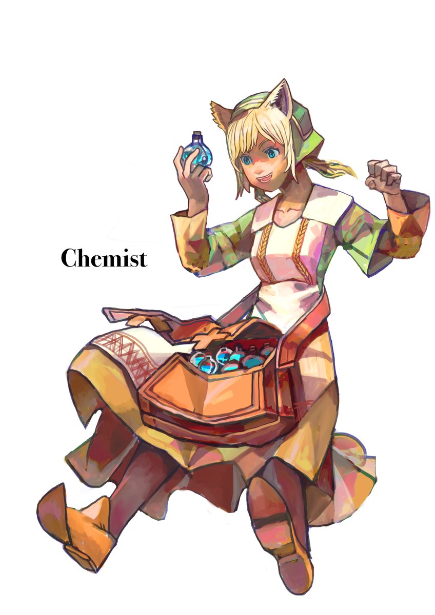 Ff14 Ff14の新ジョブでアイテム士が来たら こんな感じかなと描いてみました というか カネゴンのイラスト Ff14 Ff14の新ジョブでアイテム士が来たら こんな感じかなと描いてみました というか カネゴンのイラスト