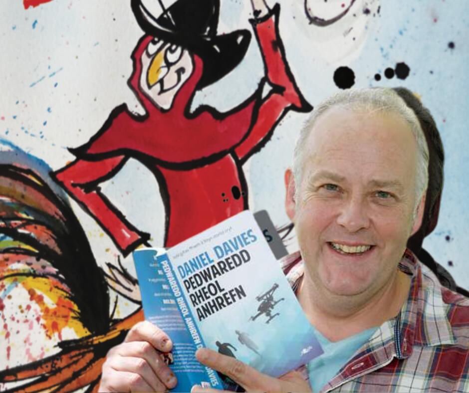 . <a href="/RuthJenEvans/">Ruth Jên Evans</a> yn darlunio nofel ddiweddaraf Daniel Davies, ffug-hunangofiant i Dafydd ap Gwilym!

Hawliwch gopi o'r gyfrol yma > carreg-gwalch.cymru/ceiliog-dandi-…