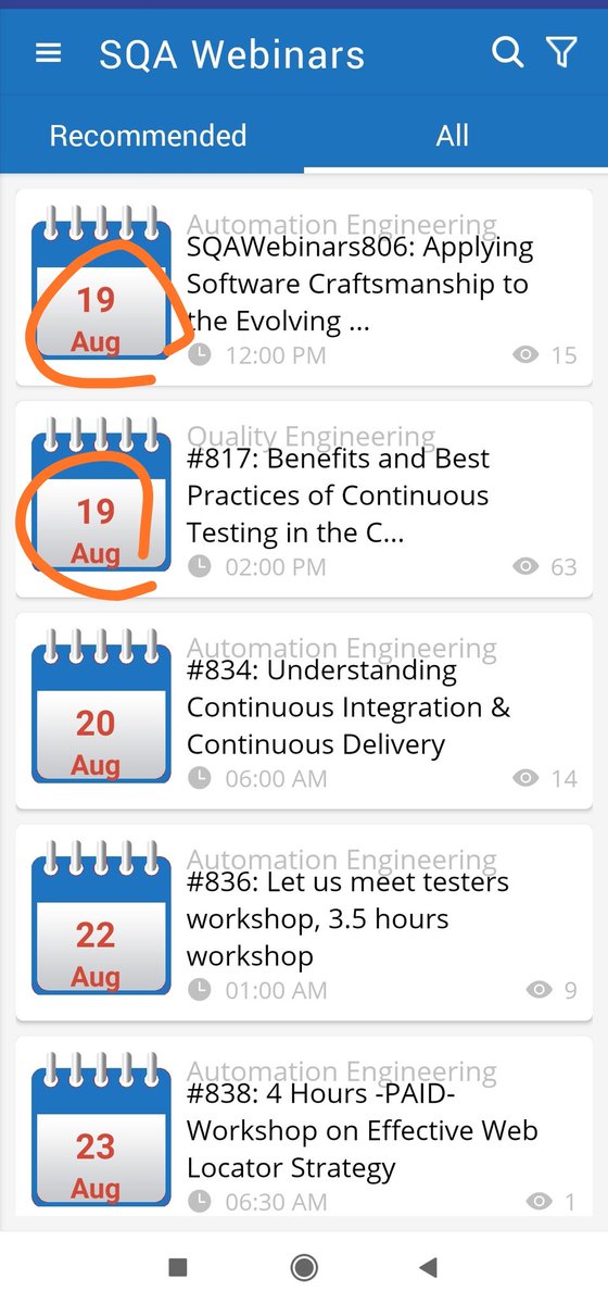 sqawebinars's tweet photo. #webinaralert #sqawebinars806 and #sqawebinars817
#sqawebinars19aug2020
#softwaretesing https://t.co/nkASjFDiOl