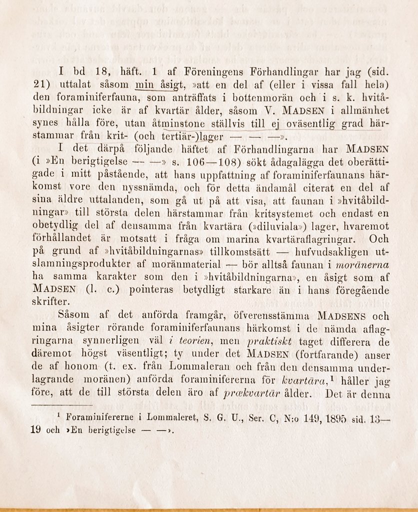 HelenaFilipsson's tweet photo. Twitter debate a la 1896. #twittersci #forams #scicomm #marinesediments #AcademicChatter https://t.co/PCWdnsTExK