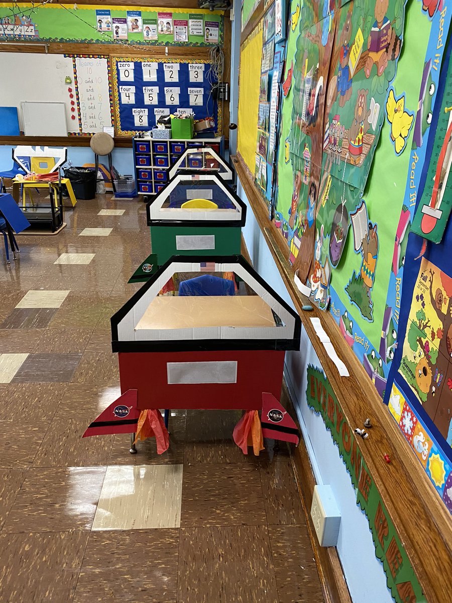 gottarun13_1's tweet photo. @RESRyeNY @MichaelDeegan10 @ArchNY_Schools @NY_Arch My new classroom setup for this year. I can’t wait for my kindergarteners to see their one of a kind spaceship desks! 🚀😊❤️ #ResPride 💙 https://t.co/AHBP8rYAvT
