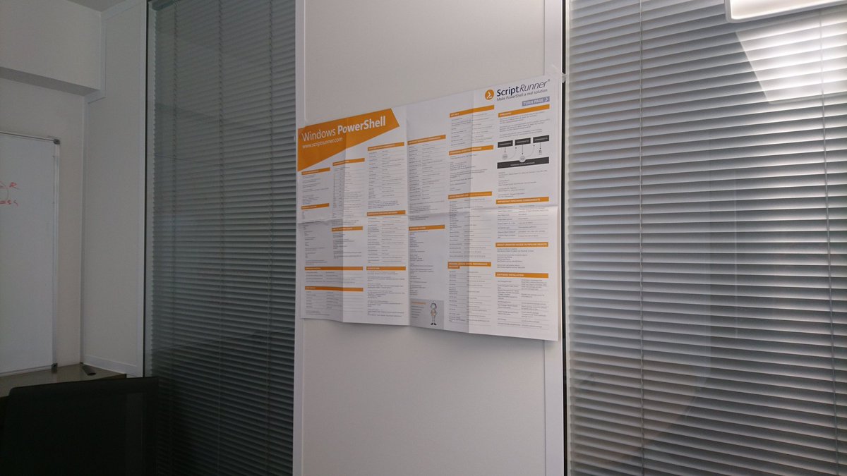 N1aKan's tweet image. Aaaand new poster from @Script_Runner in the meeting room #KeepOnScripting 👍
