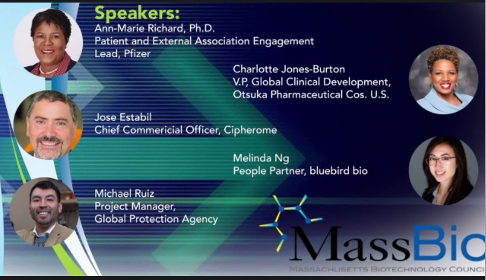MassBio's tweet photo. There are many different ways racism can show up in the workplace, & many of these ways are not obvious. Our first panel shares insight on why awareness is key & the need to leverage #diversity data to identify where systematic racism exists in your office #PathToDiversity https://t.co/OOwJbErMr4