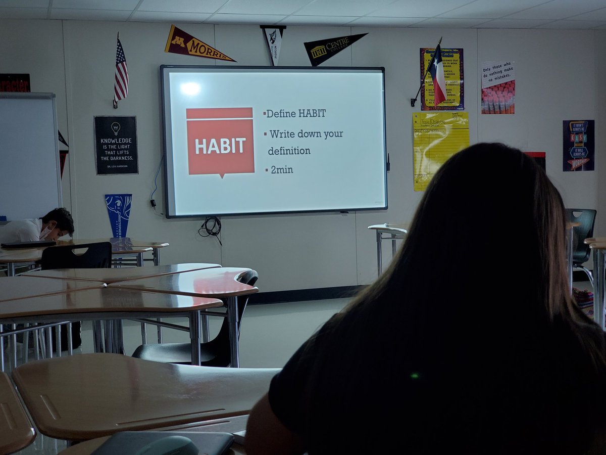 mrpaceneely's tweet photo. Welcome to a glimpse of our @ferrisisdjh Leadership Class. Students are reading 7 habits of Highly Effective Teens, and developing their own leadership skills! @ferrisisdjh, we want our students to learn to lead so they can 'embrace every opportunity for growth'. @cllowery https://t.co/9MgLbV8Gtw