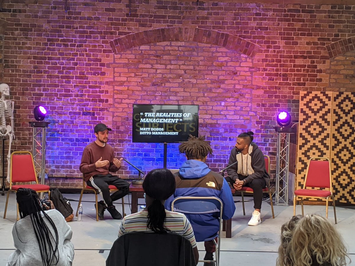 Compulsory subjects day 2 kicked off with a discussion about the behind the scenes realities of music management with Matt Dodds of <a href="/Dittomusic/">Ditto Music</a> #compulsorysubjects