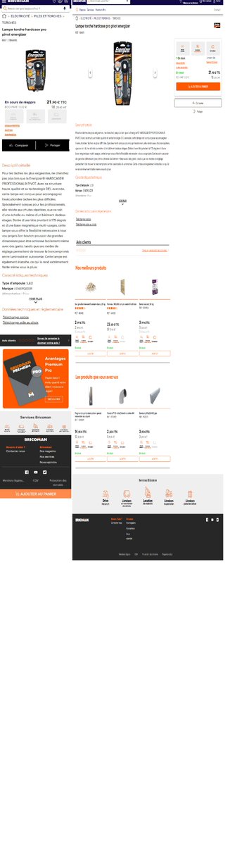 También observamos bloques que faltan en el contenido renderizado, como los bloques de enlaces internos entre productos. No he rastreado toda la web pero si la visualizamos, creo que será bastante caótica por lo mismo.
