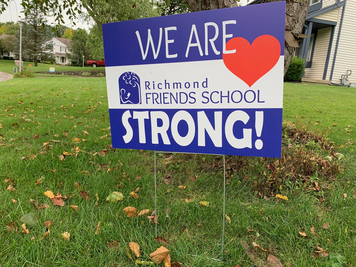 We are Richmond Friends School strong! Keep up the great work, teachers, students and families!