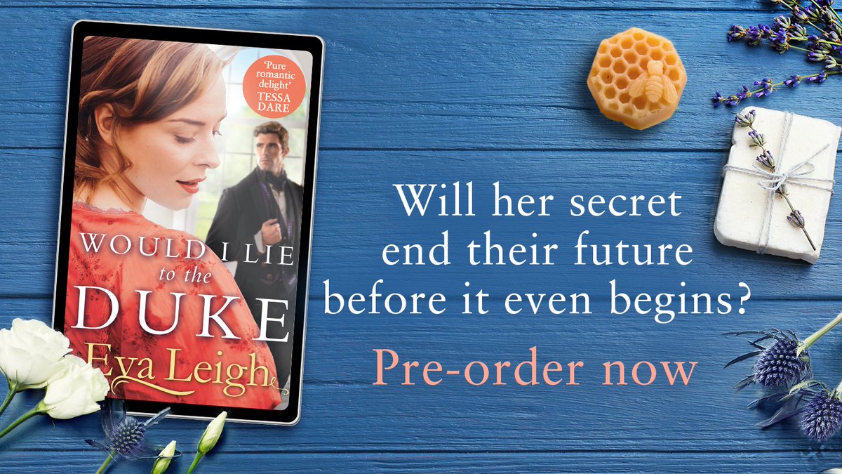 When the Duke of Rotherby crosses paths with Lady Whitfield at a business bazaar, his world tilts on its axis. But she's hiding a secret that might end their future before it even begins... 💖

Pre-order Would I Lie to the Duke by <a href="/EvaLeighAuthor/">Eva Leigh</a> now: smarturl.it/WouldILieEB ✨