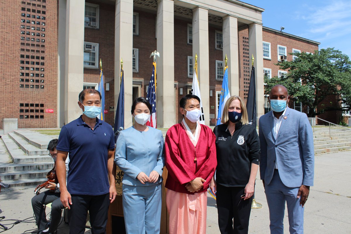Honored to have participated in the first annual Korean Independence Day celebration ceremony, hosted by @QueensBP2020 &amp; @KAAtotheGNY last Sat. 

The ceremony marked a significant new step in highlighting the incredibly rich culture &amp; history of Korean Americans in this country.