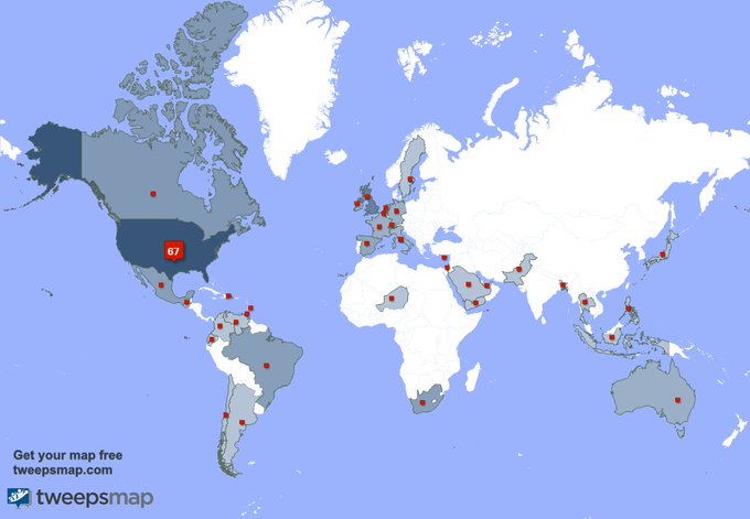 My followers live in 38 countries: USA(70%), UK.(8%)... https://t.co/ehSzksBNsJ Get your free map! https://t<a href="/tag/kik"class="tags"><span>#kik</span></a><a href="/tag/kikme"class="tags"><span>#kikme</span></a><a href="/tag/kikcode"class="tags"><span>#kikcode</span></a>