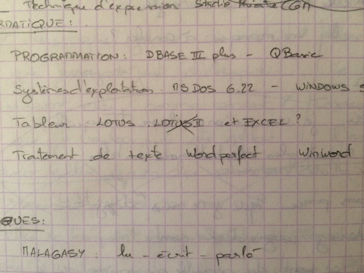 critix's tweet photo. What we have learned in computer courses more than 20 years ago 🙀
#DBase3Plus #Lotus123 #MSDos622 #wordperfect #Basic #QBasic https://t.co/ysI39DGTVv