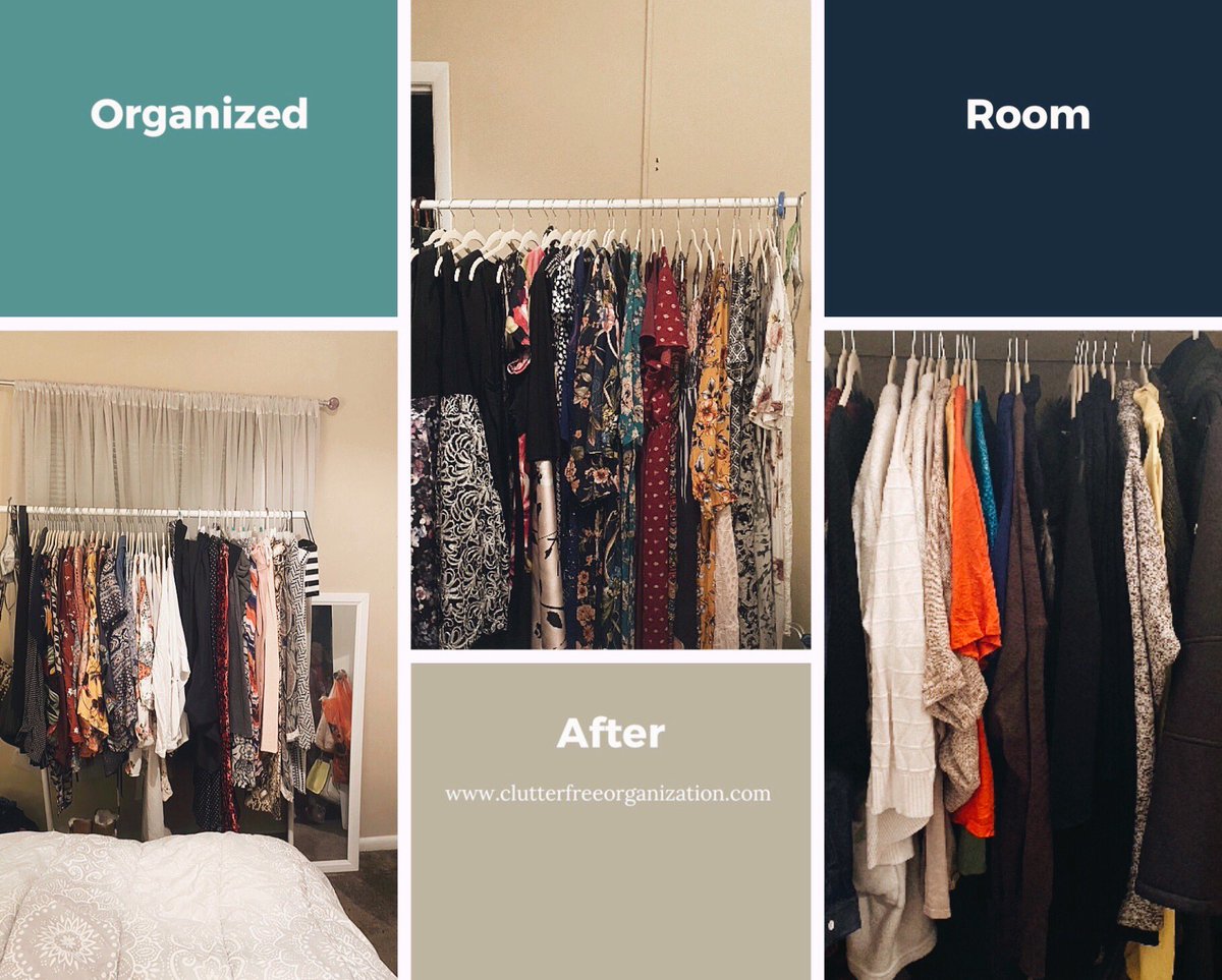 Clutter_FreeOrg's tweet photo. I develop and implement the project plan, but clients must be completely invested and onboard with the process. Thankfully, this client is committed 100% 😊 Phase two is underway...
▫⠀
▫️
▫️
#GaylaOrganizes #bedroomorganization #clothesorganization #clutterfree #neatspaces https://t.co/fGYpcFjynG