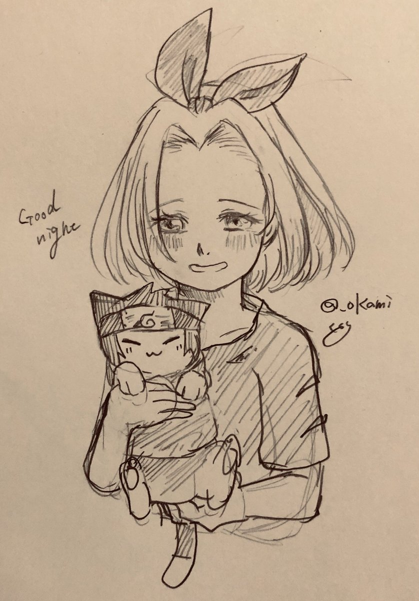 「みてみて、いのちゃん!
この子ね、サスケ君にそっくりだと思わない?」 