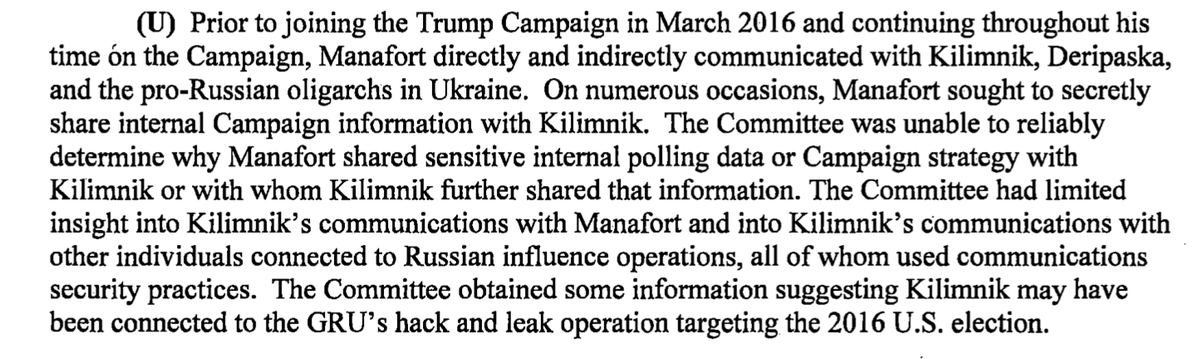 "Committee had limited insights" and "communications security practices" means: "This is an UNCLAS report - the NSA and our real intelligence partners in NATO have the actual comms, and you can't see those. But you can figure it out, because they suck at this."