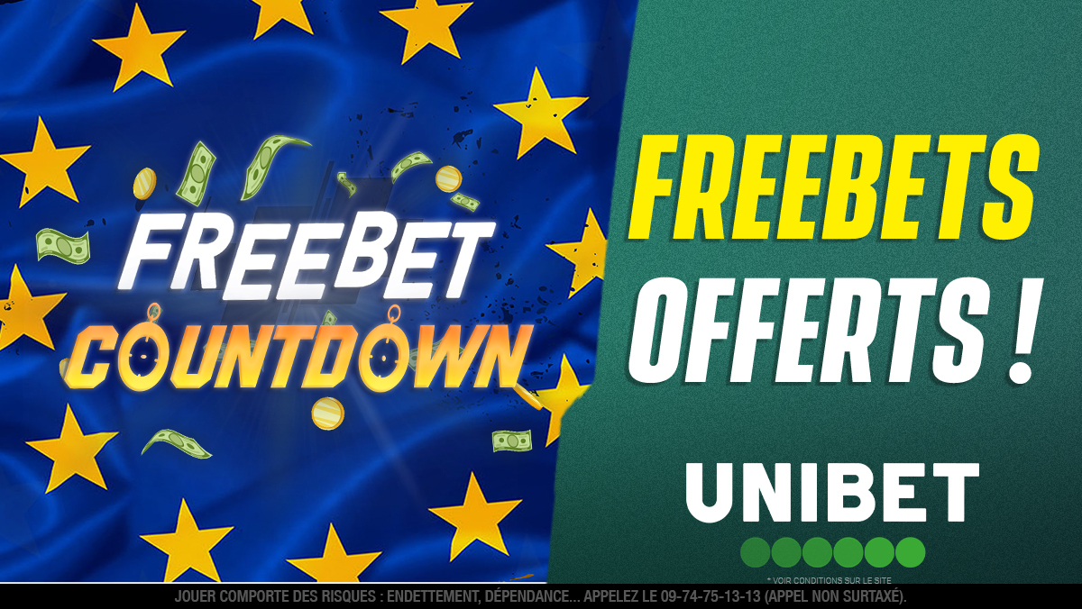 UnibetFrance's tweet image. 🤑 Fais grimper la cagnotte du Freebet Countdown spécial #RBLPSG ! 

⏰ Jusqu'à 18h, 1 RT + #FreebetUnibet = 1€ dans la cagnotte (5000€ max.) 💰