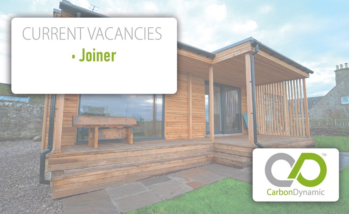 ⭐️ WE ARE RECRUITING ⭐️

We have an exciting opportunity to join our team.

This position is based at our site at Cromarty Firth Industrial Park, Invergordon and will report to the Foreman Joiner.

For Job Specs and how to apply please visit
carbondynamic.com/careers