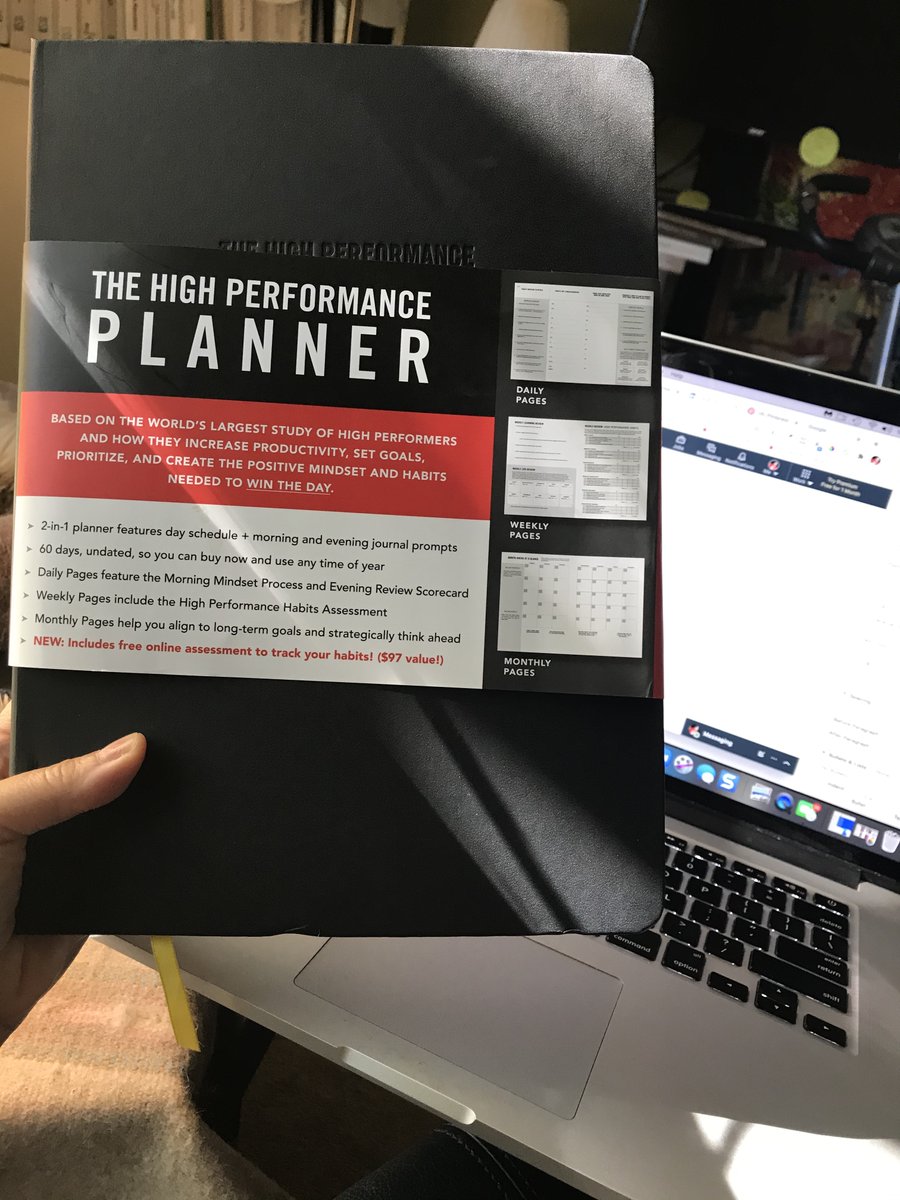JanetteGhedotte's tweet photo. My favorite daily planner is @BrendonBurchard
#highperformanceplanner. Simply the BEST. https://t.co/htnAe6bBFp