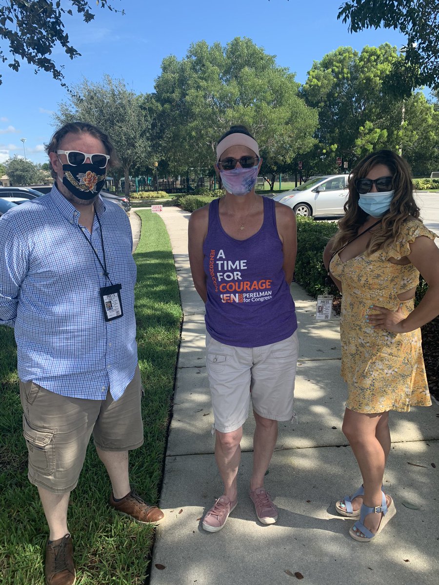JenPerelman24's tweet photo. TY @theconvocouch, @Fiorella_im & @yopasta for coming to South Florida to make sure selection Integrity is maintained today!
#JENerationalChange is coming to #Florida 23rd! https://t.co/4zvHOH4Kov