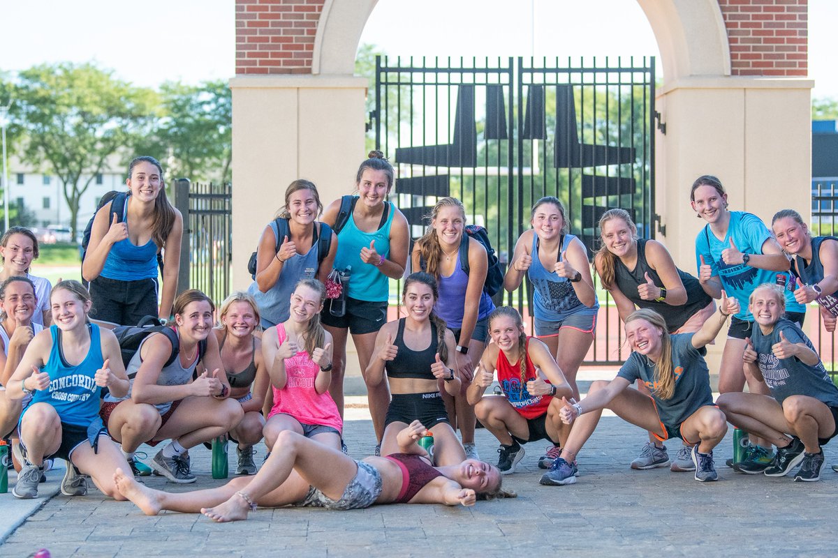 BulldogsRetired's tweet photo. 🎽 | Concordia Cross Country is off and running in 2020. They began preseason with an early morning workout this past Saturday and continue preparation this week. The season opener (Golden Prairie Opener) is coming up Sept. 5 for teams with GPAC title aspirations. https://t.co/caOtu9JLGR