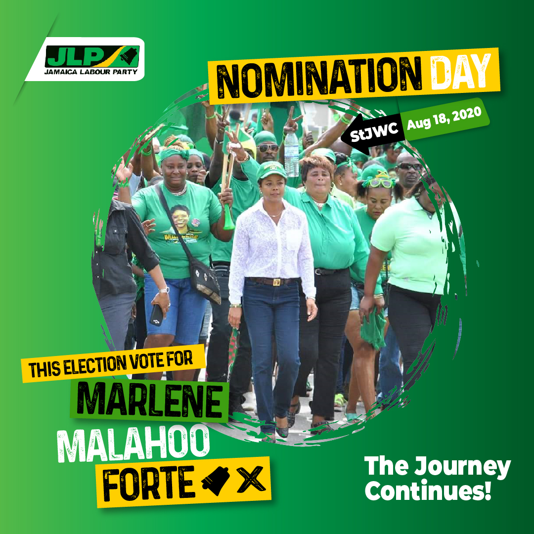 StJamesWCJLP's tweet photo. Nomination Day! St James West Central, The Journey Continues #BuildingStronger #StJWC #JLP @MalahooForteQC https://t.co/uFNHc80gtS
