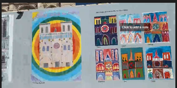 68% of the funds raised for Notre Dame were raised in 48 hours.The paintings in front of Notre Dame were sent by kids all over the world. People want to give, to react, to do something. @zefred  #ArtsSummit